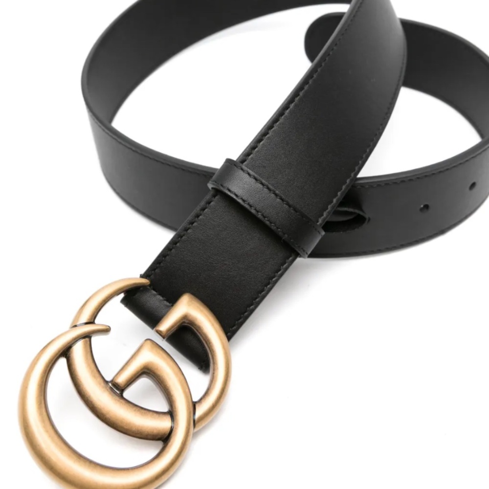 Gucci Marmont Double G leather belt